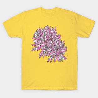 Pinky purple botanical floral 2020 design T-Shirt